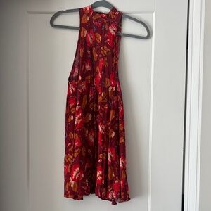 FREE PEOPLE Intimately Beaux mock neck slip mini dress